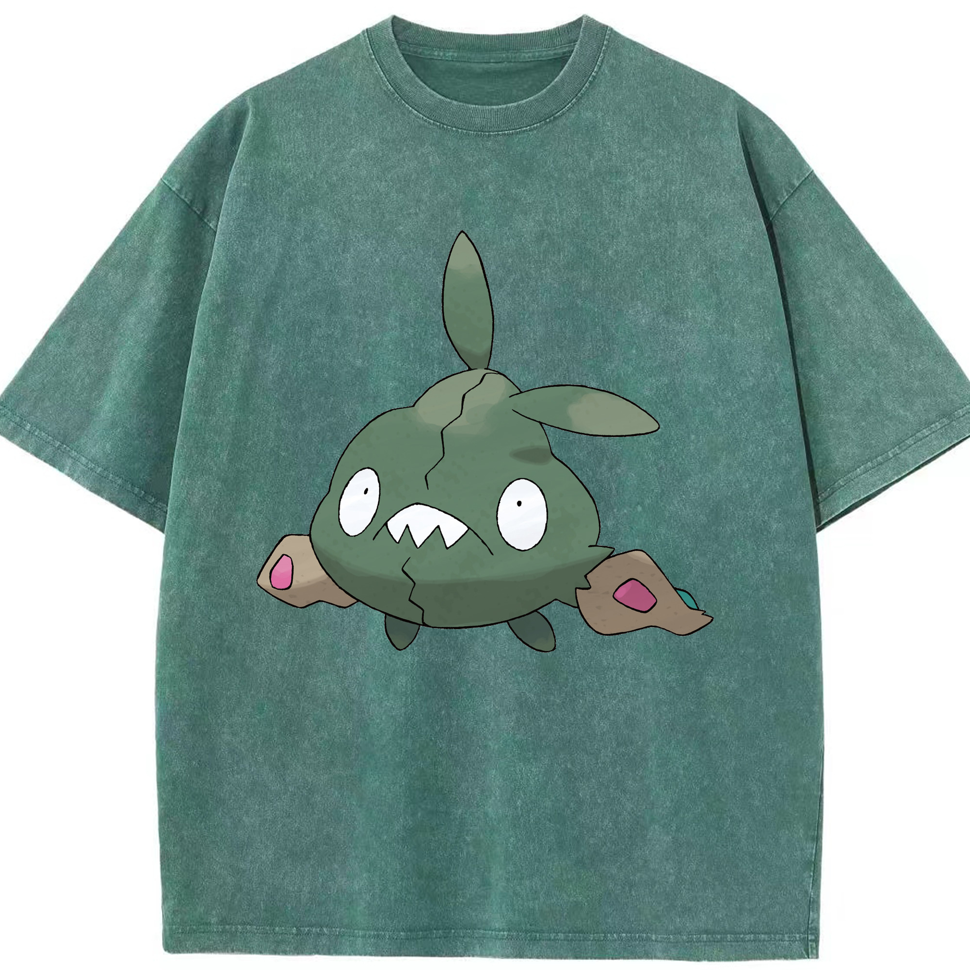 （画像用） ポケットモンスター Pokémon 綿100% ヴィンテージ風 半袖Tシャツ（フロントプリント）